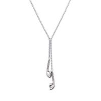 Stainless Steel smycken halsband, med zinklegering hänge, mode smycken & Unisex, Längd Ca 27.5 inch, Säljs av PC