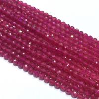 Natural Stone Beads DIY & faceted red Sold Per Approx 39 cm Strand