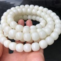108 Mala Perlen, Bodhi Wurzel, unisex, weiß, 108PCs/Strang, verkauft per ca. 21 cm Strang