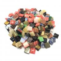 Natural Gemstone Cabochons Natural Stone Square DIY Sold By PC