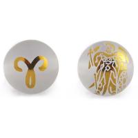 Perles de Quartz clair naturel, Rond, dorure, DIY & avec le motif de constellation & modèles différents pour le choix & givré, blanc, 10-14mm, Vendu par PC