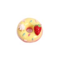 Celular Kit de bricolaje, resina, Donut, dibujo de la mano, más colores para la opción, 22x22mm, Vendido por UD