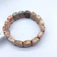 Laca esculpida pulseira, unissex, cores misturadas, comprimento Aprox 21 cm, vendido por PC