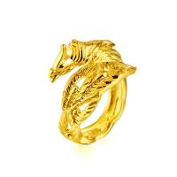 Sárgaréz Mandzsetta Finger Ring, galvanizált, Állítható & egynemű, aranysárga, 17mm, Által értékesített PC