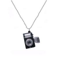 Zinklegierung Schmuck Halskette, Kamera, Einbrennlack, unisex & Kugelkette, Länge:ca. 23.6 ZollInch, verkauft von PC