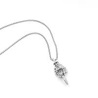 Ожерелье из нержавеющей стали , Рука, ювелирные изделия моды & Мужская, не содержит никель, свинец, длина:Приблизительно 23.6 дюймовый, продается PC