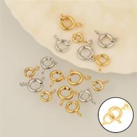 Brass Spring Ring Clasp plated Sold By PC