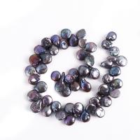 Natürliche kultivierte Süßwasserperlen Perle, DIY, schwarz, 8-25mm, verkauft per ca. 38 cm Strang