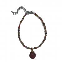 Yanyuan Agate Bracelet with Zinc Alloy radiation protection & for woman mixed colors 3mm Length Approx 21 cm Sold By PC