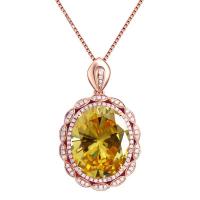 Cubic Zirconia Micro Pave Brass Pendant micro pave cubic zirconia & for woman & with rhinestone mixed colors 5-40mm Sold By PC