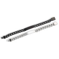 Titanium Steel Bracelet & Bangle plated Unisex Length 20 cm Sold By PC