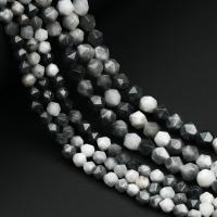 Pietra Hawk-eye perla, Irregolare, lucido, Faccia a taglio stellare & DIY & formato differente per scelta, colori misti, Venduto per Appross. 15 pollice filo