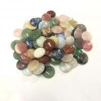 Natural Gemstone Cabochons, Natural Stone, Dome, DIY & different materials for choice, more colors for choice, 25mm, Sold By PC