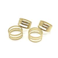 Messing Sprong Ring dichter, ringvorm, mode sieraden & DIY & uniseks, 18x8.50mm, Verkocht door PC