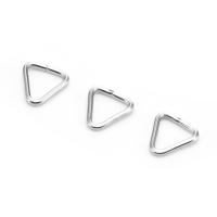 304 Stainless Steel Bag Triangle Ring, machine polished, DIY & different size for choice, original color, Sold By PC