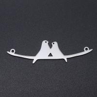 Stainless Steel Animal Pendants 201 Stainless Steel Bird Vacuum Ion Plating fashion jewelry & polished & DIY & Unisex Sold By Bag