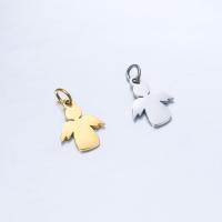 Stainless Steel Pendants 304 Stainless Steel Angel Vacuum Ion Plating Girl & fashion jewelry Sold By Bag