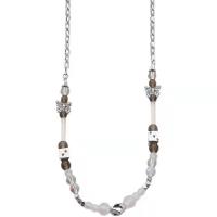 Stainless Steel Jewelry Necklace 314 Stainless Steel with Glass Beads with 1.96inch extender chain Butterfly fashion jewelry & Unisex nickel lead & cadmium free Length Approx 23.6 Inch Sold By PC