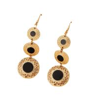 Tibetan Style Drop Earrings, gold color plated, fashion jewelry & for woman, more colors for choice, nickel, lead & cadmium free, 88x25mm, Sold By Pair