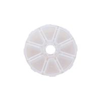 Jewelry Beads Container, Plastic, white, 102x26mm, Sold By PC