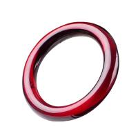 Beeswax Bangle, Donut, polished, different size for choice, blood red, Sold By PC