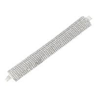 Rhinestone Bracelet, with Tibetan Style, plated, radiation protection & for woman, more colors for choice, 25mm, Length:Approx 7.09 Inch, Sold By PC