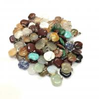 Bijoux Pendentifs en pierres gemmes, Pierre naturelle, pomme, différents matériaux pour le choix & unisexe, plus de couleurs à choisir, 20x16x6mm, Vendu par PC