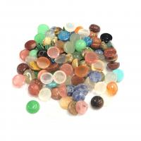 Natural Gemstone Cabochons, Natural Stone, Dome, DIY & different materials for choice, more colors for choice, 10mm, Sold By PC