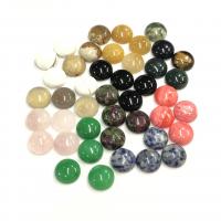Natural Gemstone Cabochons, Natural Stone, Dome, DIY & different materials for choice, more colors for choice, 14mm, Sold By PC