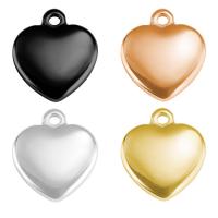 Přívěsky srdce z nerezové oceli, 304 Stainless Steel, módní šperky, více barev na výběr, 14x15.50mm, Prodáno By PC