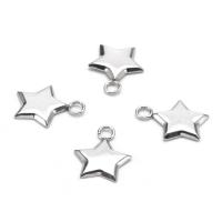 Stainless Steel Pendant Setting, 304 Stainless Steel, Star, machine polished, fashion jewelry & DIY & Unisex & different size for choice, original color, Sold By PC