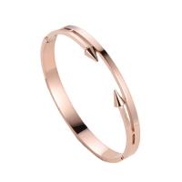 Stainless Steel Bangle, 316 Stainless Steel, Round, Vacuum Ion Plating, fashion jewelry & polished & Unisex, more colors for choice, 58x50x0.70mm, Sold By PC