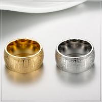Titanium Steel Finger Ring, polished, fashion jewelry & different size for choice & for man, more colors for choice, 11mm, Sold By PC