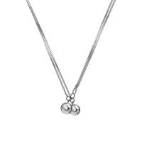 Stainless Steel smycken halsband, mode smycken & för kvinna, ursprungliga färgen, Längd Ca 16.5 inch, Säljs av PC