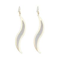 Zinc Alloy Drop Earrings plated for woman & frosted Sold By Pair