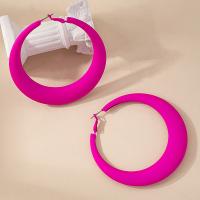 Zinc Alloy Hoop Earring stoving varnish fashion jewelry & for woman nickel lead & cadmium free Sold By Pair