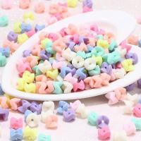 Frosted Acrylic Beads, injection moulding, DIY, mixed colors, 5-10mm, Sold By Bag