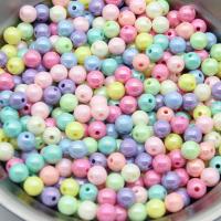 Acrylic Jewelry Beads, Round, DIY, mixed colors, Sold By Bag