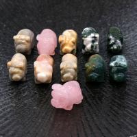 Kamień naturalny Ozdoba, świnia, do wyboru różne materiały, dostępnych więcej kolorów, 32x14x20mm, sprzedane przez PC
