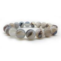 Ocean Calcedony Bracelet, Round, DIY, Length:7.09 Inch, Sold By PC