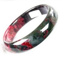 Jade New Mountain Bangle Round & for woman mixed colors Sold By PC
