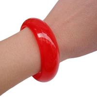 Jade Quartzite Bangle Round & for woman red Sold By PC