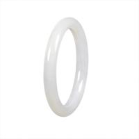 Lighter Imperial Jade Bangle Round & for woman white Sold By PC