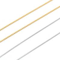 Stainless Steel Chain Necklace, 304 Stainless Steel, Stick, Vacuum Ion Plating, polished & DIY & Unisex & different size for choice, more colors for choice, Length:40 cm, Sold By PC