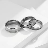 Volfram stål Par ring, polerad, mode smycken & Unisex & olika storlek för val, ursprungliga färgen, 4mm,6mm,8mm, Säljs av PC
