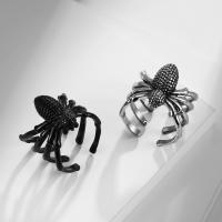 304 Edelstahl Open -Finger-Ring, Spinne, poliert, Modeschmuck & unisex & verschiedene Größen vorhanden, keine, 20mm, verkauft von PC