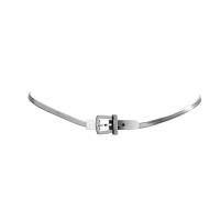 Stainless Steel smycken halsband, med 1.96inch extender kedja, Unisex & ormkedja, Längd Ca 12.6 inch, Säljs av PC