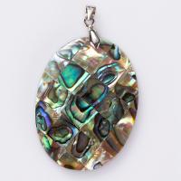 Natural Abalone Shell Pendants, with Tibetan Style, mixed colors, 10-50mm, Sold By PC