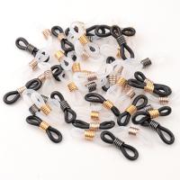 Silicone Glasses Anti-slip Clasp with Iron plated DIY 22mm Approx Sold By Bag