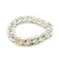Acrylic Linking Ring, AB color plated, DIY & different size for choice, multi-colored, Sold By Bag